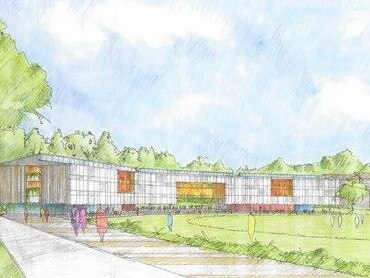 An artist's impression of how the school might look.