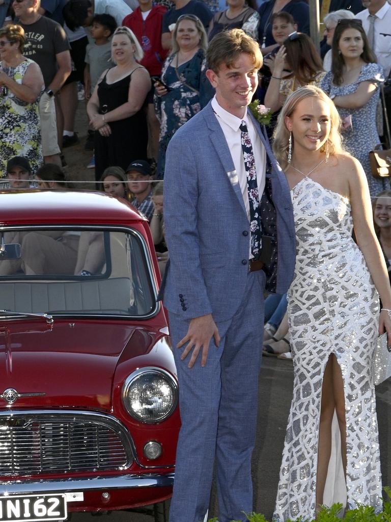 Toowoomba Christian College year 12 formal at Highfileds Cultural Centre. Brodie Stibbard and Sydney Owers.