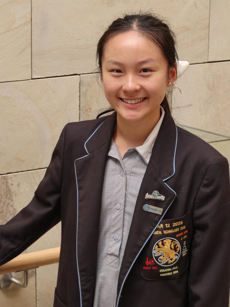 Wilderness School debater Emily Nguyen. Picture: Supplied