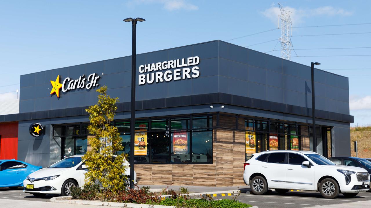 American burger restaurant franchise Carl’s Jr. went into administration in Australia in 2024. Picture: NewsWire / Max Mason-Hubers