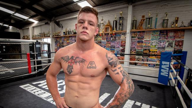 Jimmy Crute will face his biggest challenge yet against Johnny Walker. Picture: Jay Town