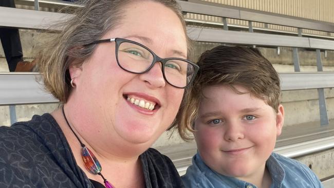 Sharon and Samuel McMillan enjoy a day of fun at the Gympie Races on Saturday, July 15, 2023.