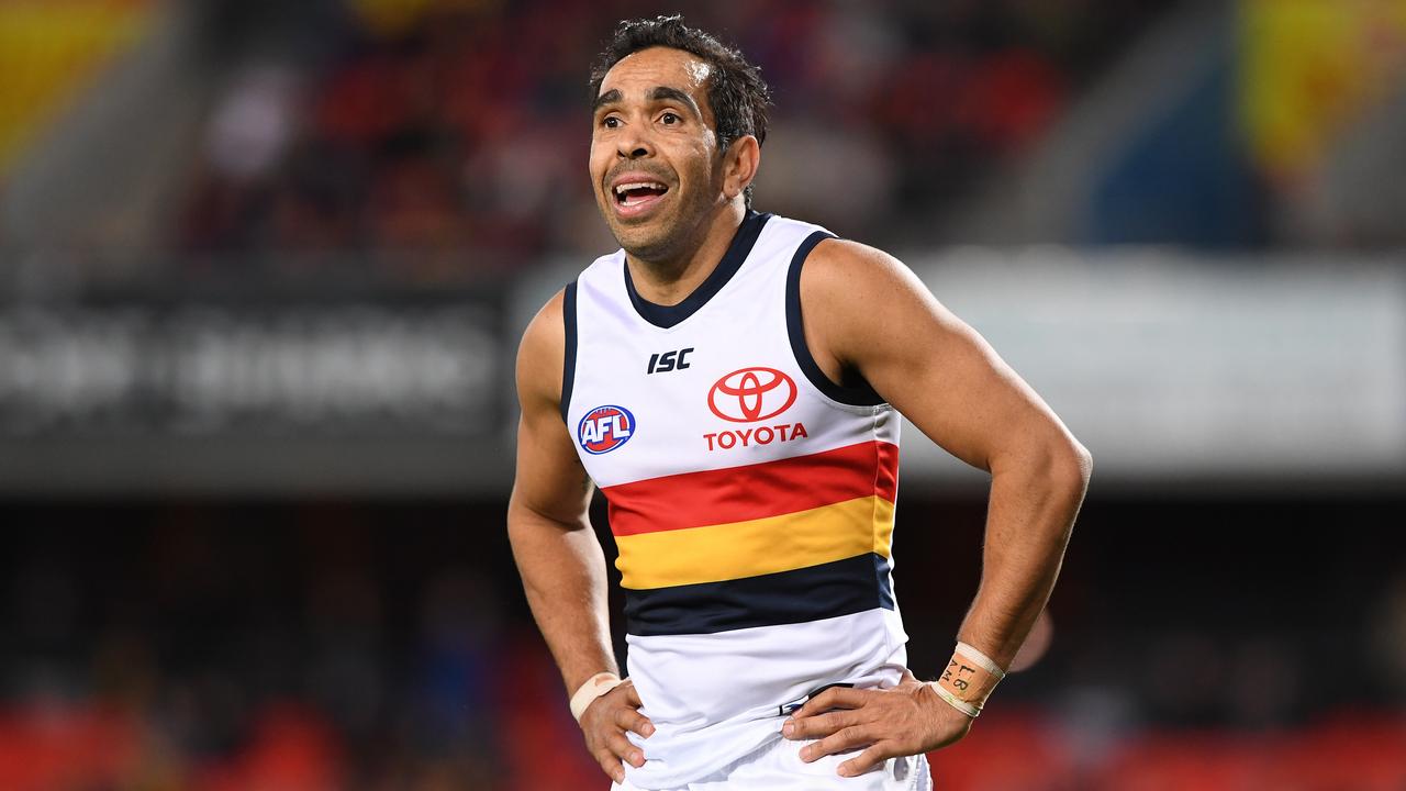 Eddie Betts’ future at the Crows is in doubt with reports claiming he has played his last game at the club. (AAP Image/Dave Hunt)