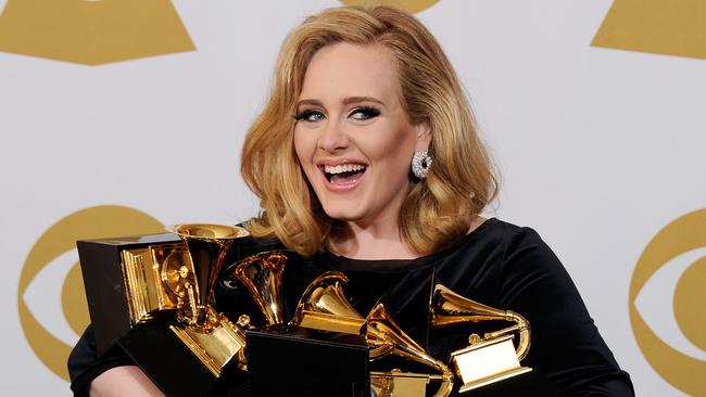 Adele in 2012. Picture: Kevork Djansezian/Getty Images