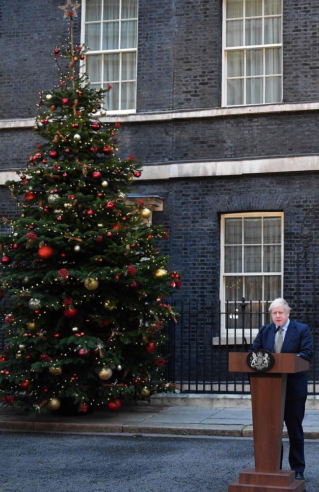 ‘Unite and level up’. British Prime Minister Boris Johnson. Picture: AFP