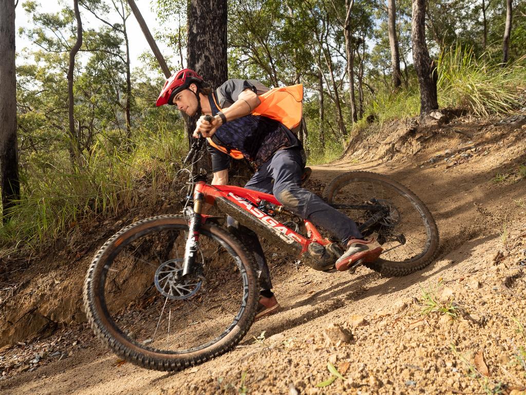 Mountain bike riders from across Australia descended on the Pioneer Valley at the weekend for the inaugural Rocky Trail Entertainment Fox Superflow at Finch Hatton in July, 2024. Picture: Rocky Trail Entertainment