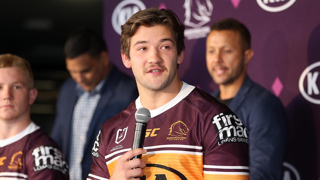 Pat Carrigan will skipper the Broncos on Saturday. Picture: AAP Image/Richard Gosling