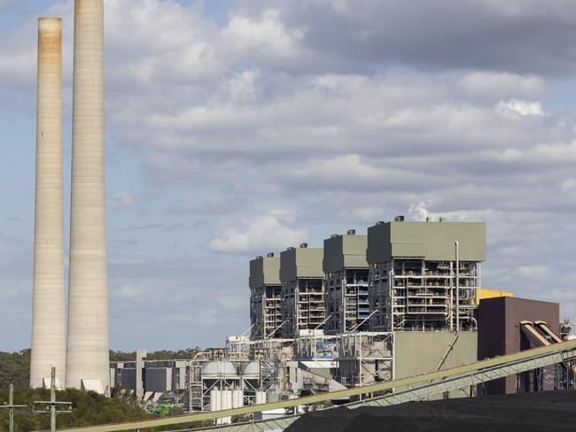 Origin Energy’s Eraring coal station in NSW Hunter Valley. Eraring power station viewed across coal stockpile. Picture: Supplied / Origin Energy