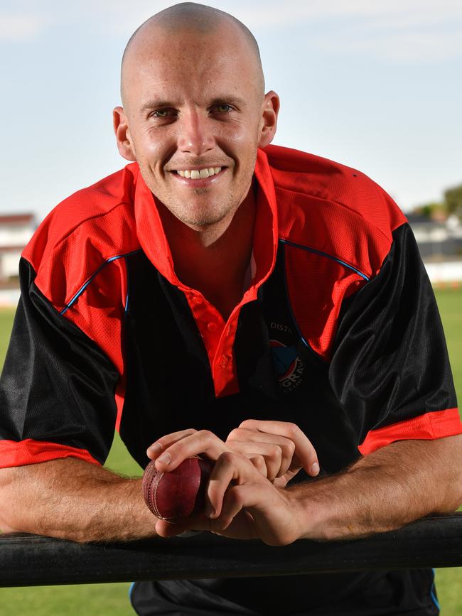 Englishman Lewis Hatchett is helping Southern District on and off the field. Picture: Keryn Stevens (AAP)