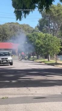 Homemade E-Bike Battery Explodes on Suburban Australian Street