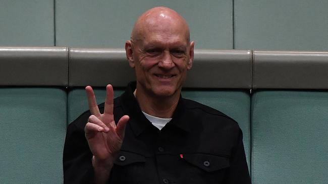 Peter Garrett in question time on Wednesday. Picture: Getty Images