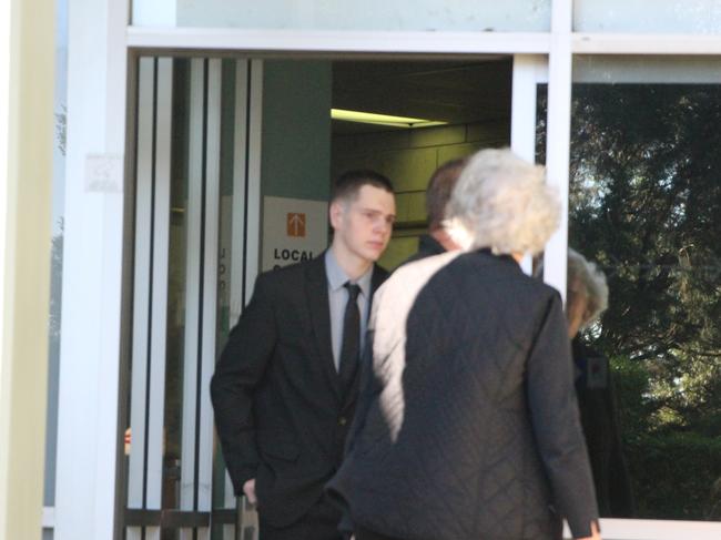 Andre Simon Mears pleads guilty to stabbing a teenager in Kincumber. Picture: Fiona Killman