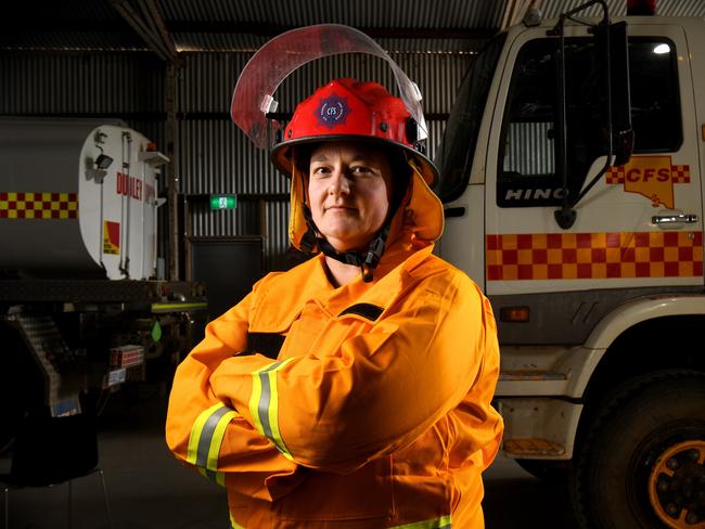 KANGAROO ISLAND. CFS volunteer Anne McLean, 37, was one of the first responders to the serious car accident of Holly Scott at Echunga. Picture: Tricia Watkinson