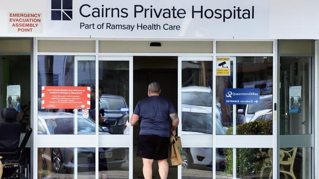 After November 1 the Cairns Private Hospital will not offer birthing services. Picture: Brendan Radke