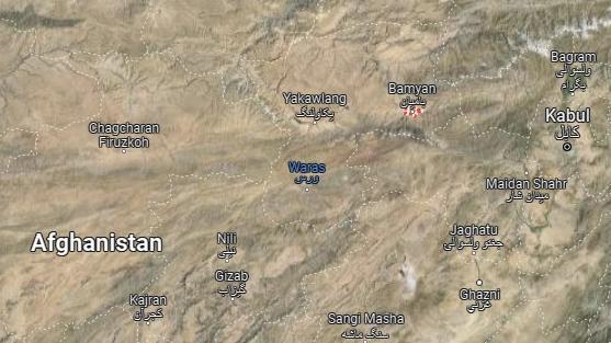 Bamyan in Central Afghanistan. Picture: Google Maps