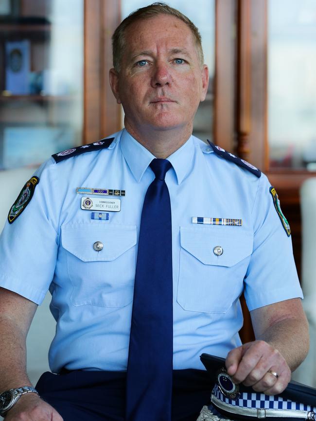 Police Commissioner Mick Fuller fears serial rapists are using dating apps. Picture: Gaye Gerard