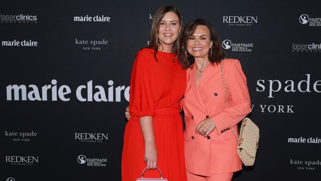 Brittany Higgins and Lisa Wilkinson attend the marie claire International Women's Day breakfast on March 8. Picture: Getty.
