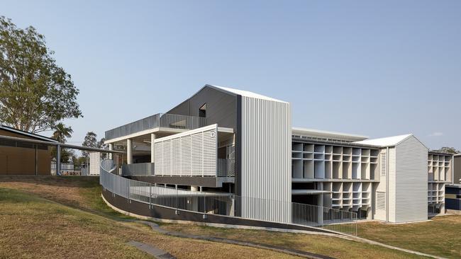 Goodna State School Prep/Yr 1 Building by arkLAB Architecture was named a finalist in the 2021 Dulux Colour Awards. Images: Christopher Frederick Jones