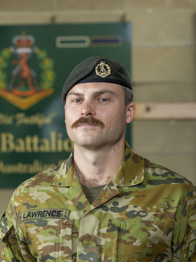 3rd Battalion, Royal Australian Regiment (3RAR) Section Commander Corporal Walter Lawrence. Photo: CPL Brandon Grey