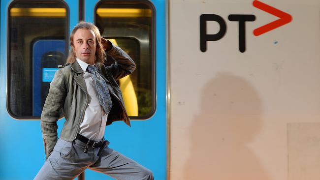 UK comedian Paul Foot gets his Melbourne on. Photo: Josie Hayden