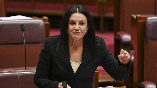 CANBERRA, Australia - NewsWire Photos - July 2, 2024: Senator Jacqui Lambie in the Senate at Parliament House in Canberra: NewsWire / Martin Ollman