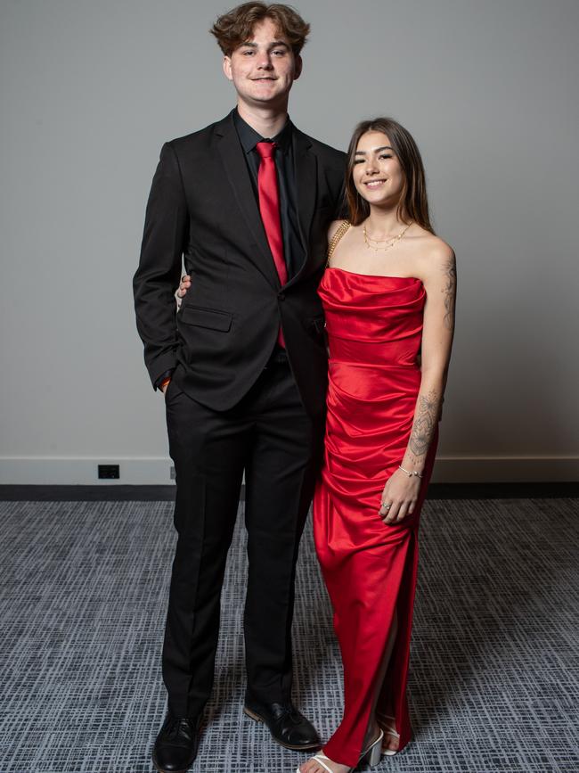 Jet Flanagan, 18, of Frenchs Forest, with Grace Murrell, 18, of Frenchs Forest.