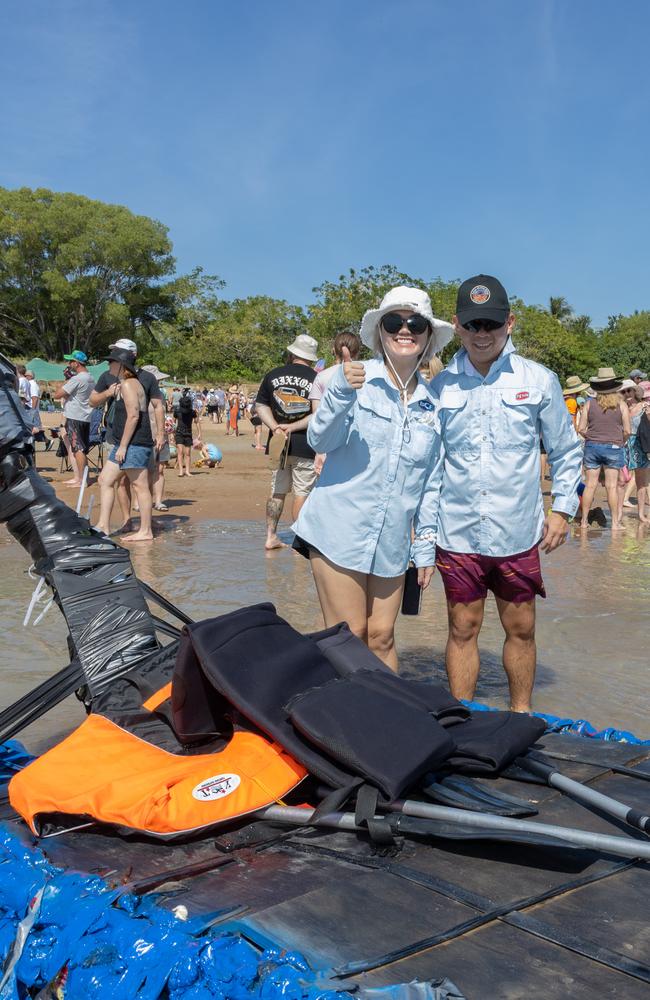 Darwin Beer Can Regatta at Mindil Beach, 2025. Picture: Pema Tamang Pakhrin