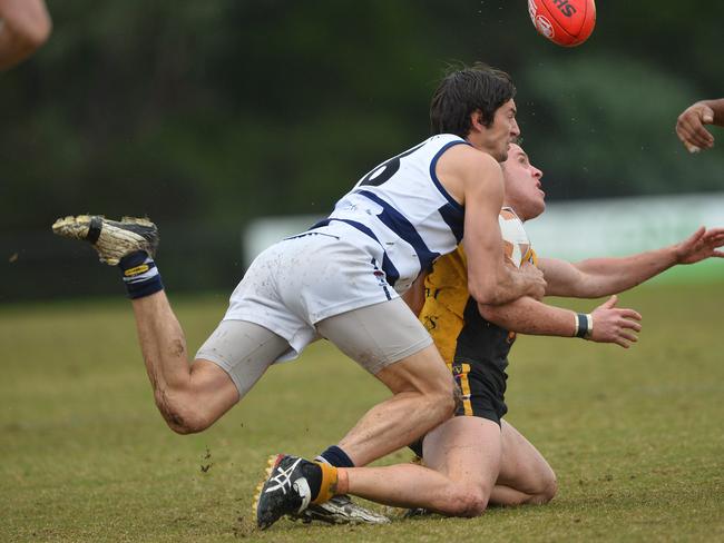 Chelsea’s 2016 best and fairest winner Grant Trew in action.