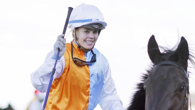 Winona Costin rides Shocking Force for trainer Clarry Conners. Picture: Getty Images