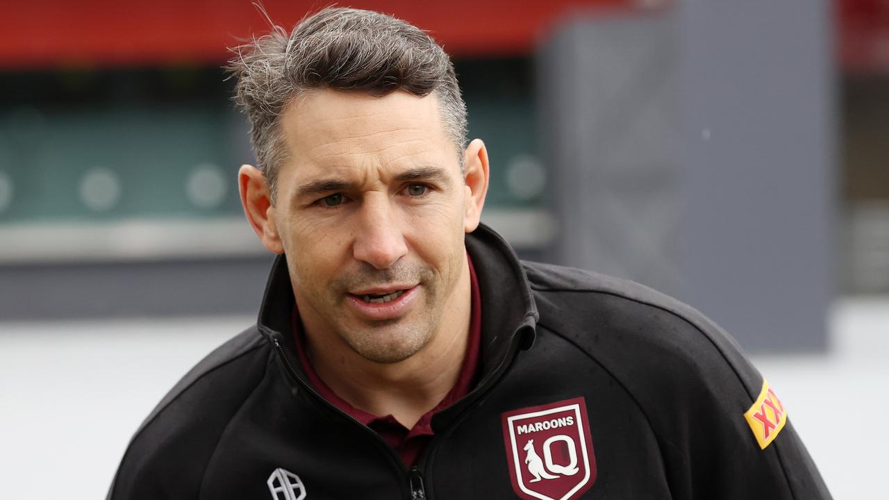 Queensland State of Origin coach Billy Slater won’t be complaining about refereeing in the lead up to the decider. Picture: Liam Kidston