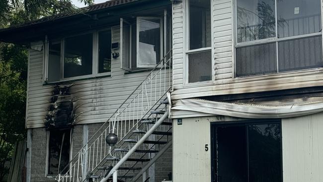 Damage to the Kingston home.