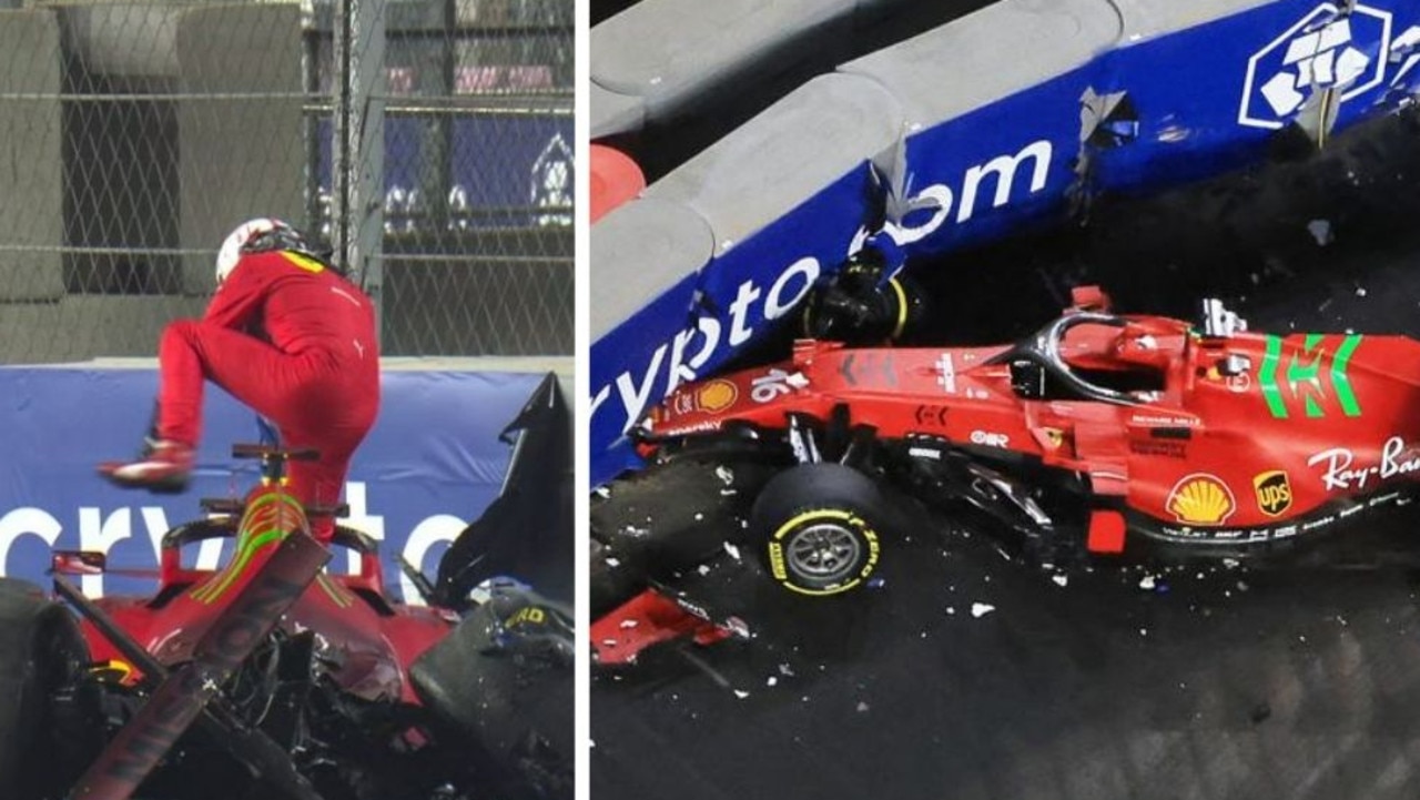F1 news 2021 Charles Leclerc, crash, video, Saudia Arabia Grand Prix, practice sessions, results news.au — Australias leading news site