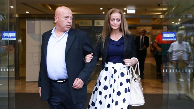 Marcia Mikhael leaves the Lindt Cafe Siege Inquest. Picture: Renee Nowytarger / The Australian.