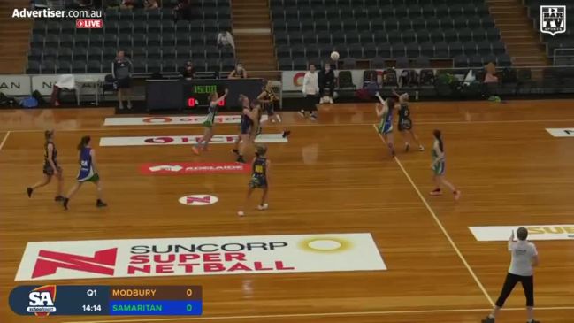 REPLAY: School Sport SA netball finals - Open Group A - Modbury v Samaritan - Court 1