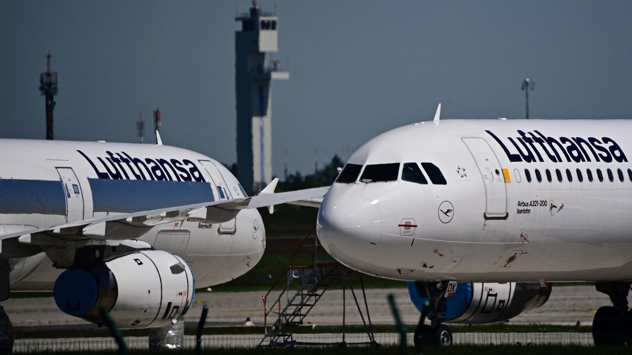 Lufthansa fined record $US4 million ($A6 million) for barring Jewish passengers. Picture: Tobias Schwarz / AFP