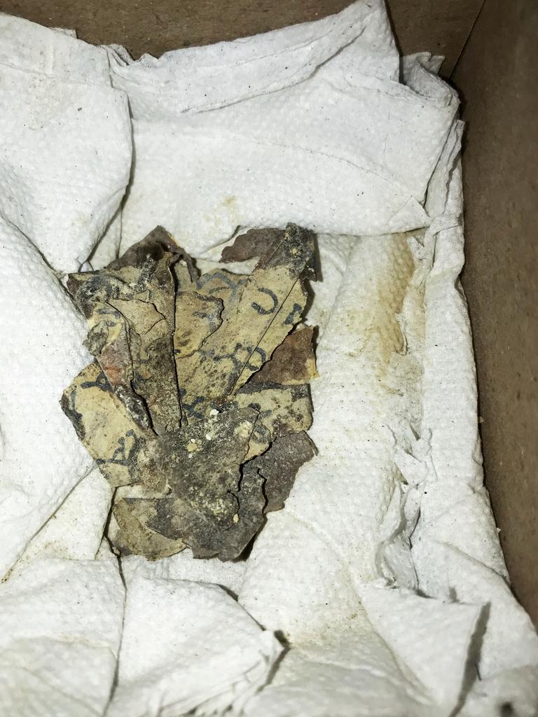 The fragments were found following a survey in a desert area spanning southern Israel and the occupied West Bank. Picture: Ofer Sion/Israeli Antiquities Authority/AFP