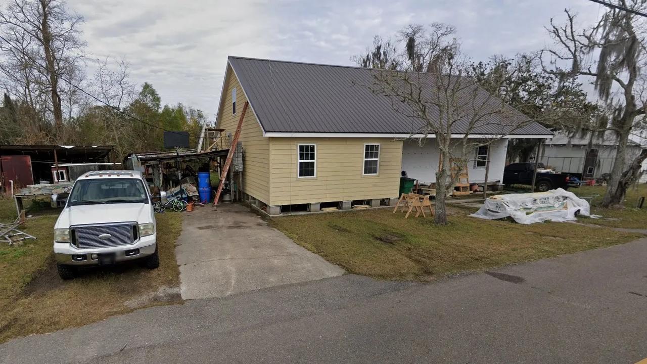 Lana Del Rey spends much of her time at her husband's swamp adjacent home that he built himself. Picture: Google