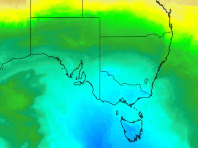 A burst of unusually cold mid-autumn weather is set to hit the nation's southeast this weekend. Picture: Weatherzone