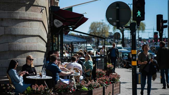 With 10 million people, Sweden’s death rate ‒ without a shutdown and massive unemployment ‒ is lower than that of the seven hardest-hit US states. Picture: AFP