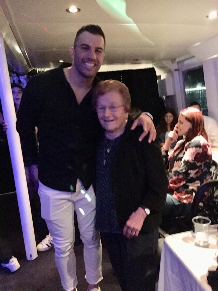 James Tedesco with his nonna, Carmela. Credit: Supplied.