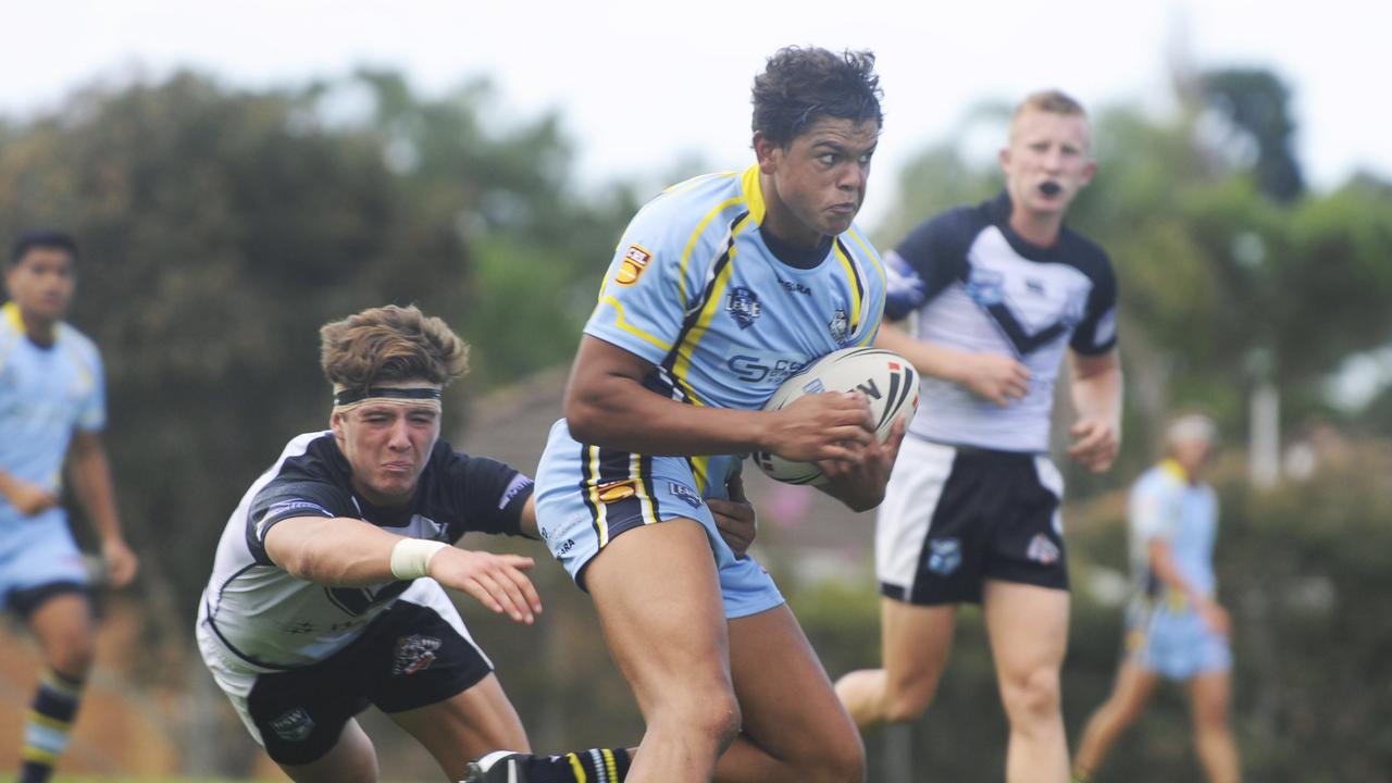 Latrell Mitchell trialled with the Knights as a junior.