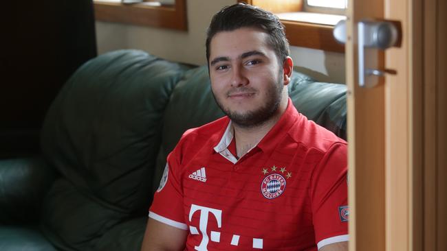 Lakemba’s Hicham Jansis has topped the state in a HSC course just a year after he and his family fled war-torn Syria. Photo: Tim Clapin