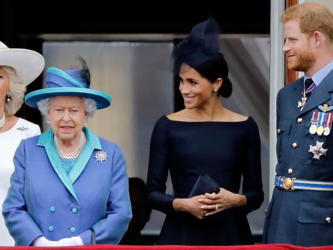 The Duke of Sussex paid tribute to the Queen in his emotional speech. Picture: AFP