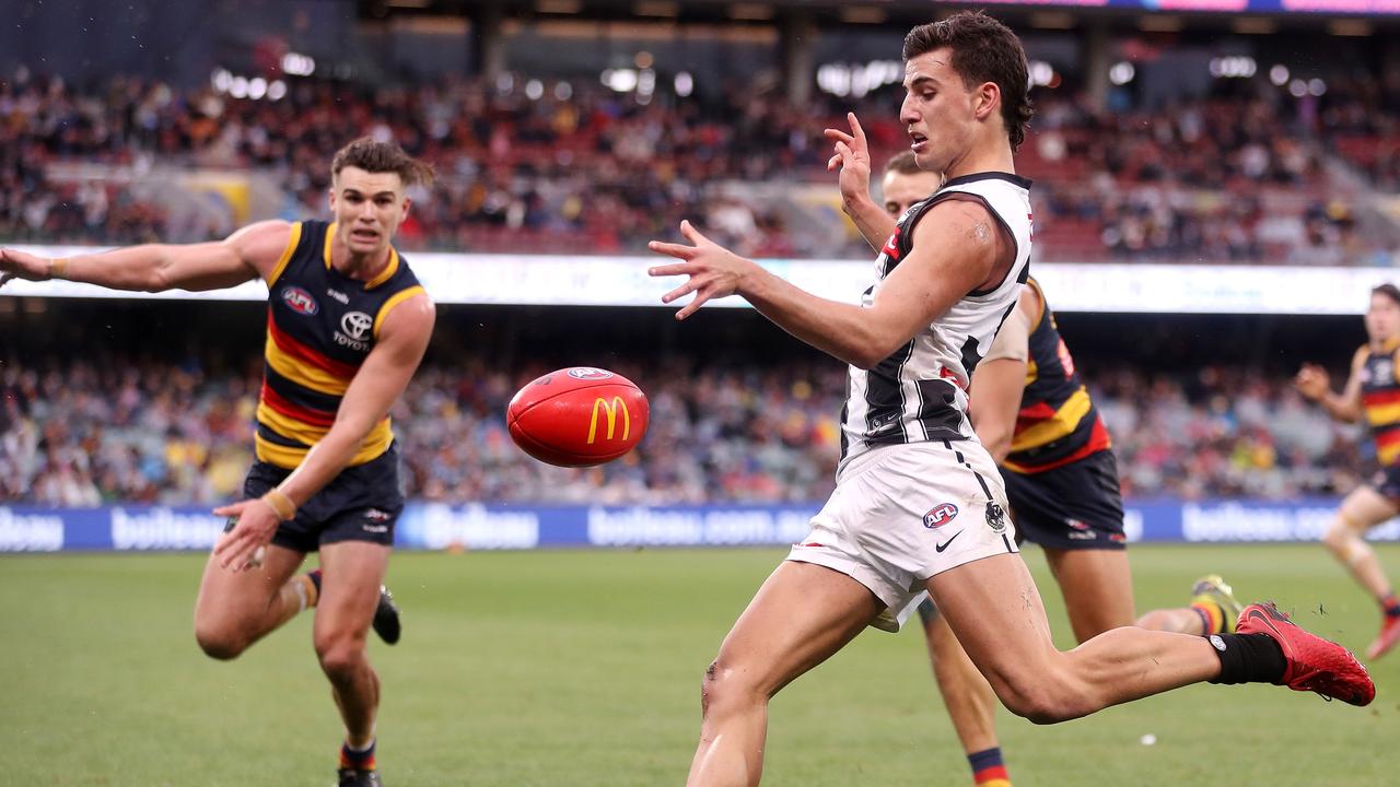 Magpies coach Craig McRae was in awe of Nick Daicos. Picture: Sarah Reed/AFL Photos