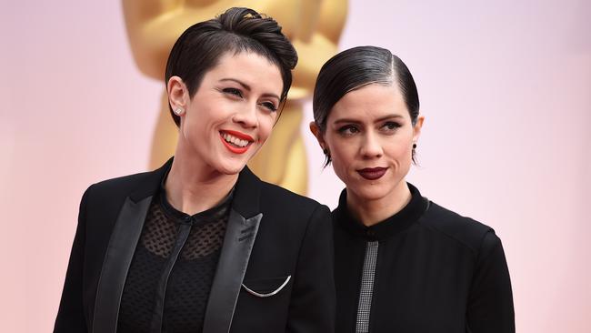 Rock glam ... musicians Tegan and Sara Quin. Picture: AP