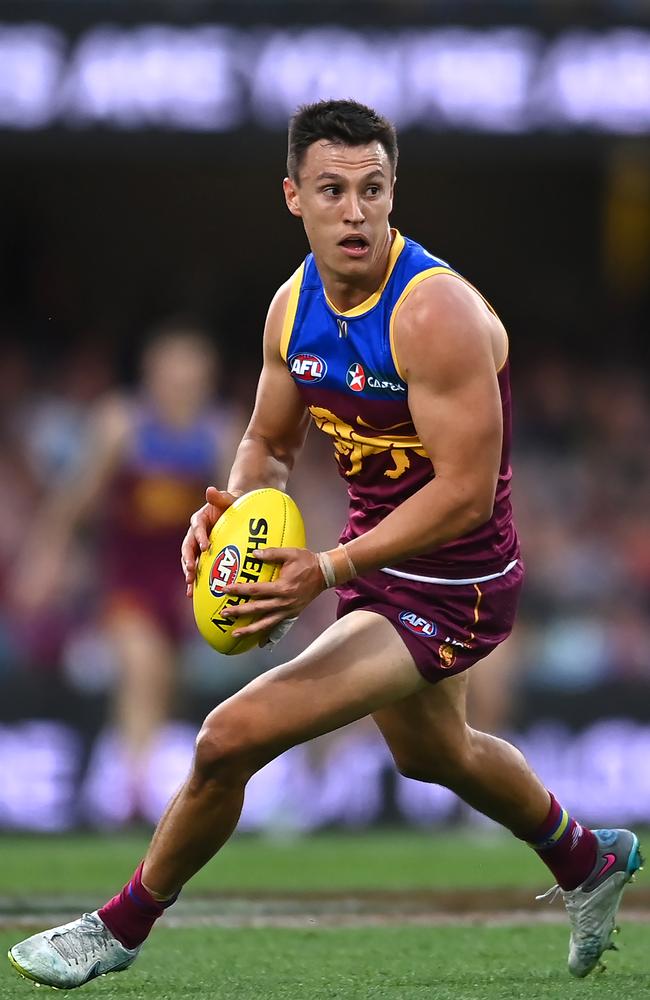 Hugh McCluggage on the move. Picture: Albert Perez/AFL Photos