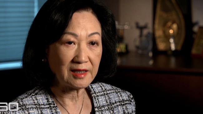 Regina Ip, a pro-Beijing politician and Convenor of Hong Kong‘s Executive Council, has issued a promise that the activists will not be “exterminated”. Picture: 60 Minutes