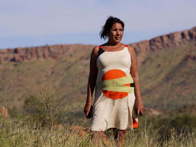 Member for the Northern Territory seat of Namatjira, Alison Anderson, who will lead a new Territory branch of the Palmer United Party, pictured in Alice Springs.