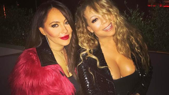 Mariah (right) with Stella Bulochnikov, who was at the helm when the original tour dates were announced.