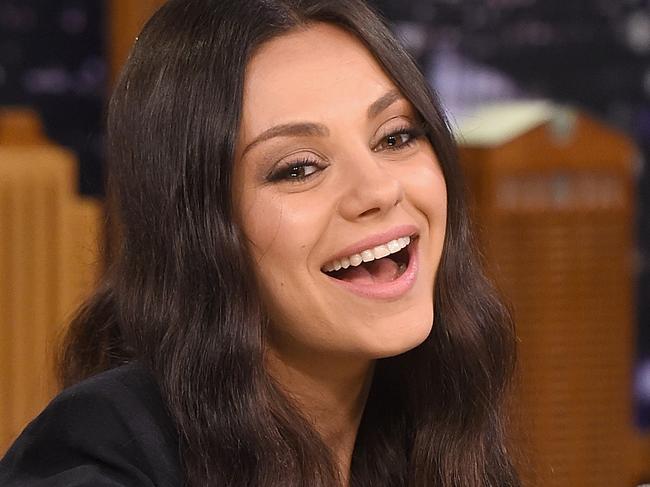 NEW YORK, NY - JULY 20: Mila Kunis visits "The Tonight Show Starring Jimmy Fallon"at Rockefeller Center on July 20, 2016 in New York City. (Photo by Jamie McCarthy/Getty Images for NBC)